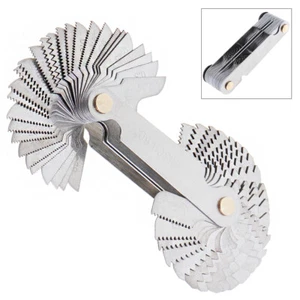 58 Blades Metric & Whitworth & US Screw Thread Pitch Gauge SAE gage Stainless - Picture 1 of 12