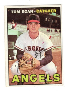 1967 Topps #147 Tom Egan - California Angels, Near Mint Condition