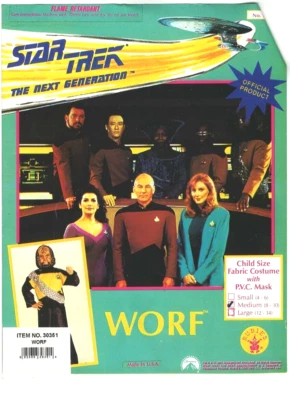 Star Trek Next Generation WORF Child Costume, Medium - Image 1 of 2