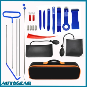 22PCS Emergency Tools for Car Door Opening w/ Pull Cord Automotive Tool J-Hook - Picture 1 of 10