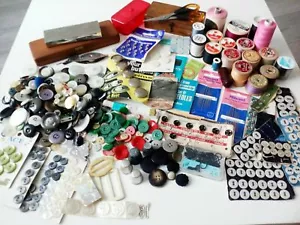 Haberdashery Nähmaschine Nadeln Fadenknöpfe Pressnieten Band - Bild 1 von 36