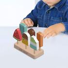 Wooden Ice Cream Set Develops Social Skills Food Toys Set Pretend Play for