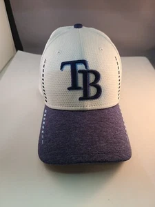 Tampa Bay Rays New Era 9 Forty MLB Blue White Hat Cap Adjustable Strap Back - Picture 1 of 8
