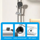Shower Head Holder Hotel Adjustable Height Accessories For Slide Bar ABS Clamp