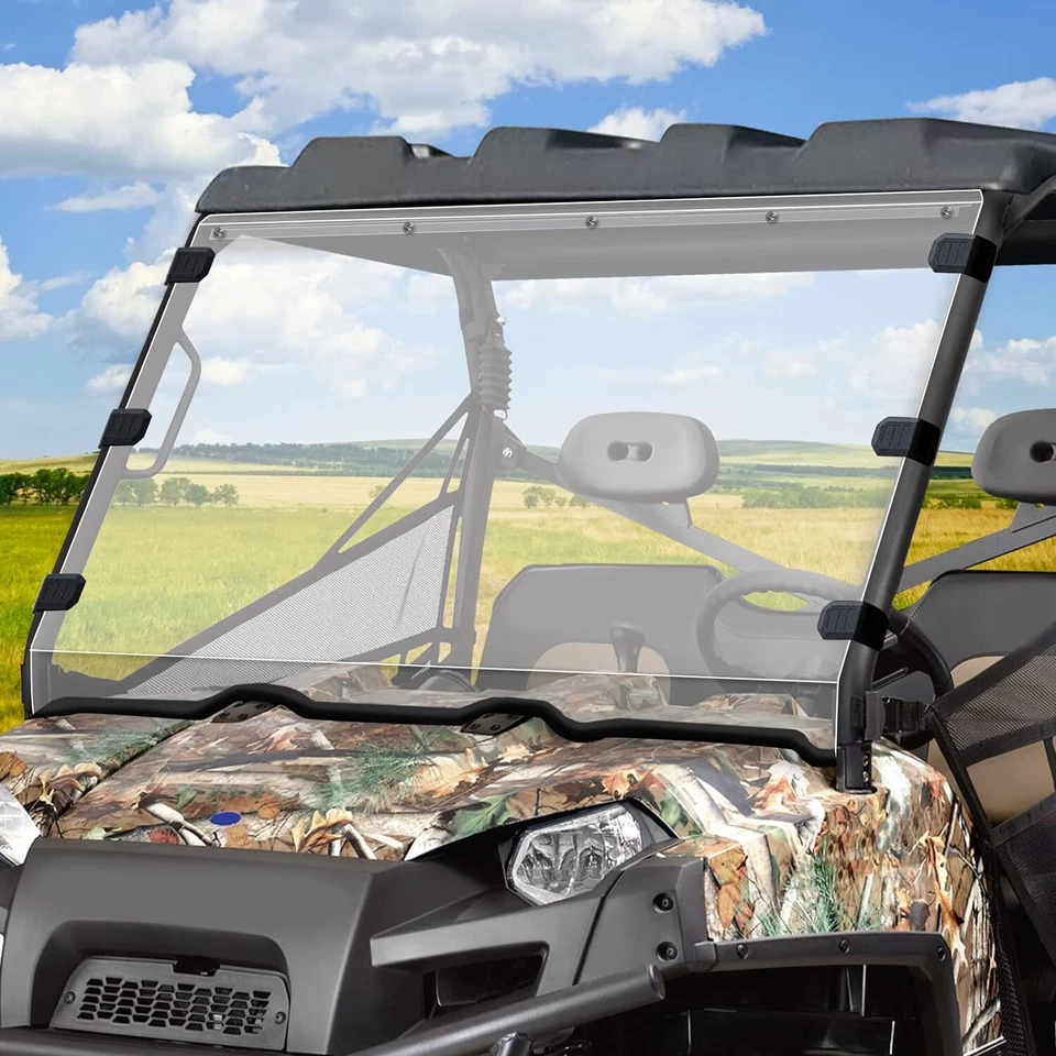 Heavy Duty Full Windshield for Polaris Ranger XP 800/ XP 800 Crew/800 6x6 10-16 - Imagem 1 de 4