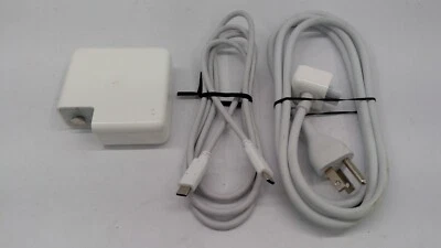 Genuine Apple A1719 MacBook Pro  87W USB-C Power Adapter w/Cable - Image 1 of 3