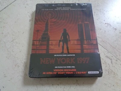 ESCAPE FROM NEW YORK 4K UHD Blu-ray SteelBook *NEW* John Carpenter Kurt Russell Foto 1 de 4