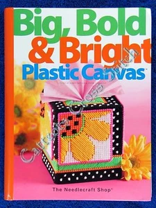 Plastic Canvas Patterns Big Bold & Bright Jigsaw 46 Needlepoint Designs Tissue - Picture 1 of 1