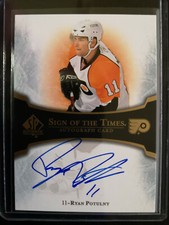 Ryan Potulny 2007/08 UD SP Authentic SOTT Sign of the Times ST-RY Mint 