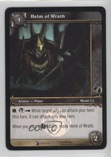 2006 World Warcraft TCG: Onyxia's Lair Raid Deck Treasure Pack Helm of Wrath 1p5