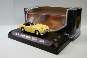 Solido - AUSTIN HEALEY SPRITE 1958 cabriolet jaune réf. 4576 BO 1/43