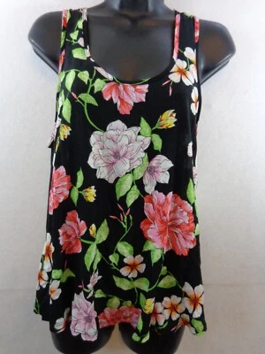 Top de pijama Kensie para mujer S negro sin mangas nuevo con etiquetas Foto 1 de 4