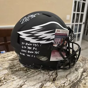 PHILADELPHIA EAGLES BRIAN WESTBROOK SIGNED AUTHENTIC ECLIPSE HELMET 4 INSCR. JSA - Picture 1 of 1