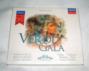 VERDI GALA - FAMOUS ARIAS, PAVAROTTI/ TE KANAWA/ BATTLE/ VICKERS CD NEW SEALED - Picture 1 of 2