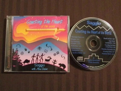 SAGGIO УХАЖИВАЯ ЗА СЕРДЦЕМ МИРА - РОДНОЙ АМЕРИКАНСКИЙ ФЛЕЙТА ПУТЕШЕСТВИЕ Б/У CD - Изображение 1 из 4