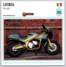 Laverda Gioconda High Perform 1992 Italy Edito Service Atlas Motorcycle Card