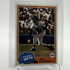 1981 Topps Jeff Reardon Rookie Baseball Card #456 NM-Mint FREE SHIPPING
