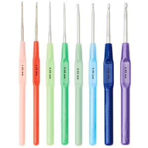 Häkelnadel 8er Set mit Griff  1,50 bis 4,50 mm neu - Bild 1 von 1