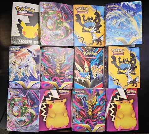 Pokemon Mini Binder Mystery Lot *selling Individually* Full Of Cards Inside! Cover