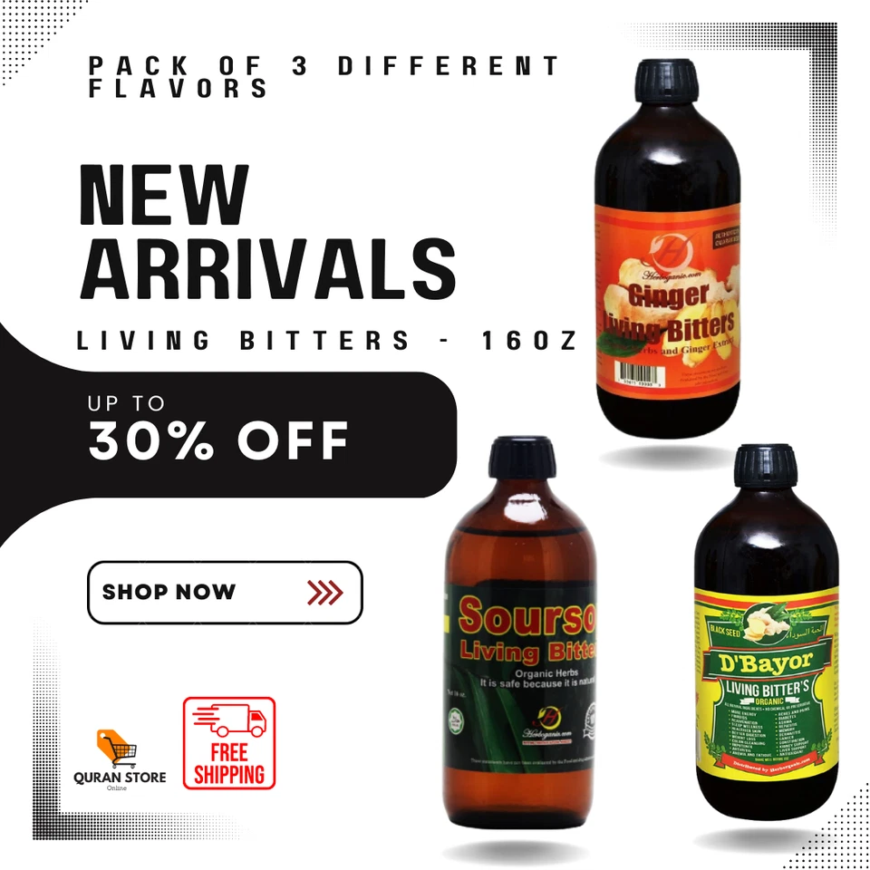 Soursop Living Bitters 16 Oz Natural Remedy of Powerful Roots&herbs Herboganic