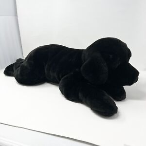 Animal Alley Large 28" Plush Black Lab Labrador Toys R Us Life-Size Dog