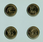 AUSTRALIA 2022 - 4 x 1 Dollar Coins - Australian Dinosaurs original folder
