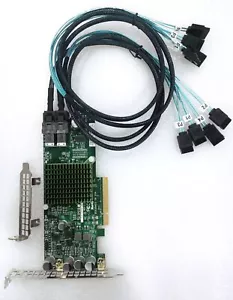 Supermicro LSI 9300-8i 12Gbps SAS HBA IT mode ZFS FreeNAS unRAID + 2*8643 Cable - Picture 1 of 4