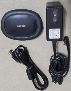 BELKIN Hi-Speed 4 Port Hub USB 2.0 w/ Power Adapter and USB Cable – F5U234 Rev.2 - Picture 1 of 12