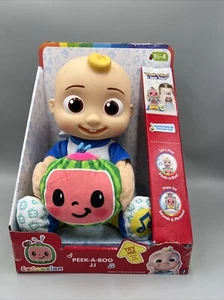 Cocomelon Interactive Peek-A-Boo JJ Plush. Sounds & Phrase Toy. - Picture 1 of 11