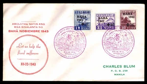 Filipinas ocupada 1943 #NB5-7 HABLEMOS DE LAS VÍCTIMAS DE LAS INUNDACIONES (ESP#4606) - Imagen 1 de 1