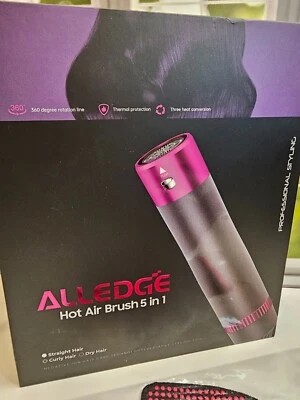Alledge 5 in 1 Hair Styling Brush Negative Ionic Hot Air - Interchangeable Head - Image 1 of 4