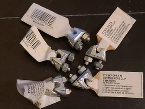 (LOT OF 5) NEW Campbell T7670419 1/8" Wire Rope Clip - Picture 1 of 3