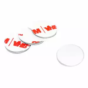 5/8 Inch Steel Disc with 3M Adhesive, Blank Metal Strike Plates (75 Pack) - Picture 1 of 1