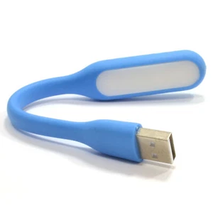 Flexible LED helles Leselicht USB Powered Mehrzweck Laptop oder PC Blau - Bild 1 von 5