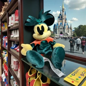 Disney Happy Halloween Minnie Mouse Witch Plush Disney Parks From Disney Store - Picture 1 of 10