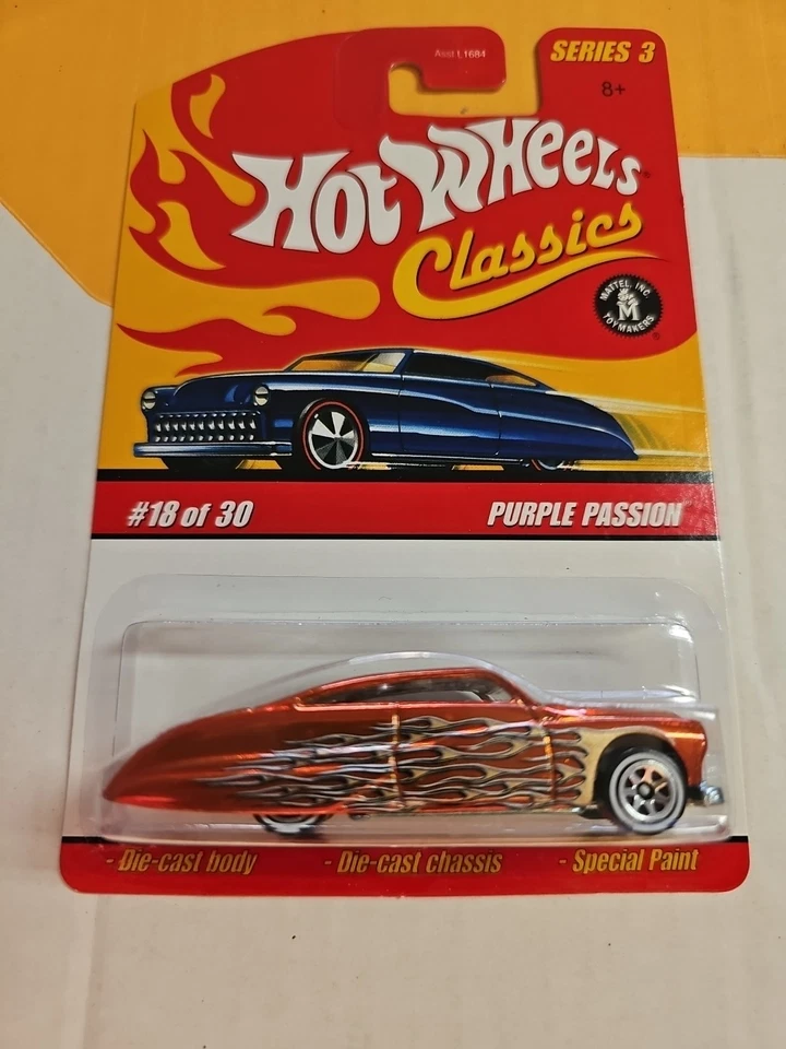 Hot Wheels Classics Series 3 - Purple Passion #18/30 - Spectraflame Orange - Image 1 of 4