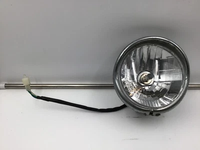 OEM 2010-12 SYM Symba 100 Chrome Headlight Assembly With Bulb and Socket - Image 1 of 4