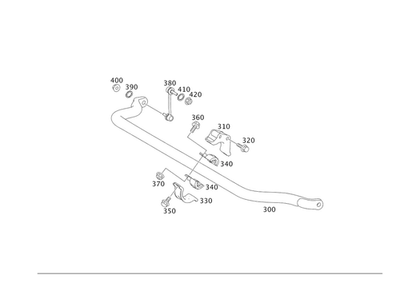 Barra de enlace original Mercedes-Benz 164-320-21-32 Foto 1 de 2