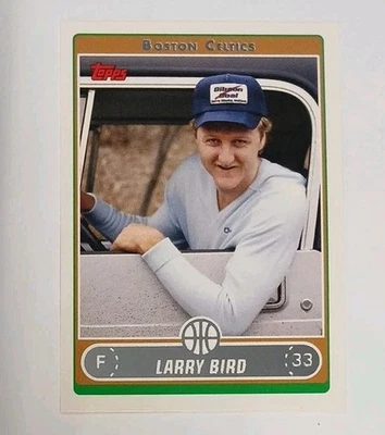 2006 Topps Larry Bird #33 Driving Truck Variation NICE CARD - Image 1 of 4