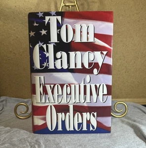 1996 First Edition Executive Orders by Tom Clancy Hardcover w/Dust jacket - Picture 1 of 9
