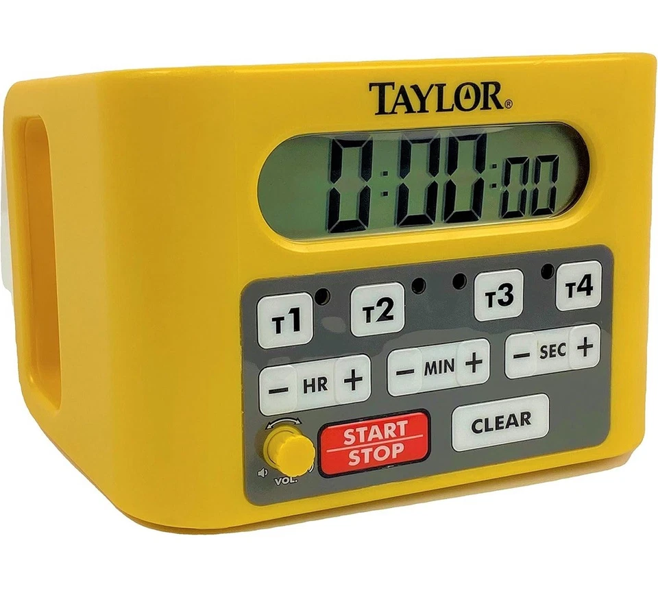 Taylor Digital 4 Event Commercial Kitchen Timer Model 5839N