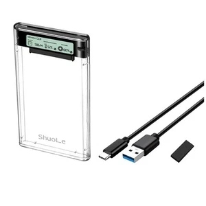 USB3.2 Externes HDD-Gehäuse 5Gbps 2,5 Festplattengehäuse Typ-C 5494 - Afbeelding 1 van 10