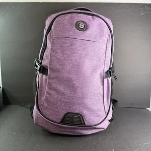 SOWAOVUT 15" Laptop Backpack Purple Daypack Waterproof Business Travel Bag - Picture 1 of 8