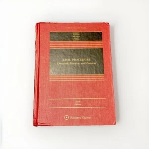 Civil Procedure Sixth Edition Yeazell Aspen Publishers Red Black Hardcover - Picture 1 of 22