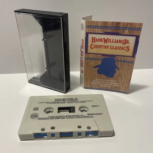 HANK WILLIAMS JR. "Country Classics" Music Recording Vintage 1987 Cassette Tape - Bild 1 von 3