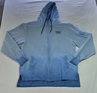 Sudadera con Capucha Parish Nation 2XL Azul Cremallera Logo PRSH 0506 100% Algodón Hecha en India Foto 1 de 4