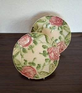 Antike Majolika Teller – 19. Jahrhundert, Sammlerporzellan - Bild 1 von 12