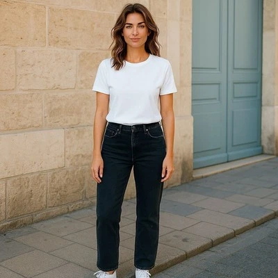 Gloria Vanderbilt All Around Slimming Effect Jordyn Curvy Barely Boot Black 6 - Image 1 of 4