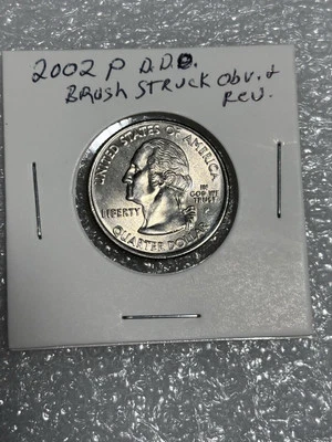2002P  Louisiana Error Quarter DDO & Brush Struck Obv. & Rev. Excellent Cond O.C - Image 1 of 4