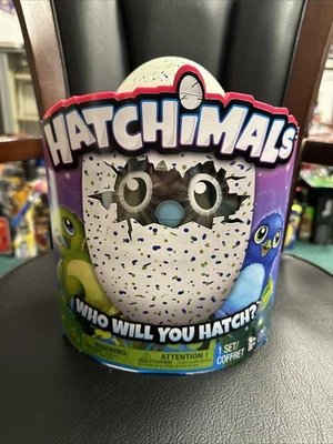 Интерактивная игрушка-сюрприз Hatchimals Pengualas Draggles сине-зеленый - Изображение 1 из 4